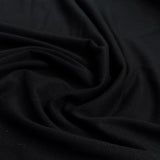 True essentials fine rib t shirting black
