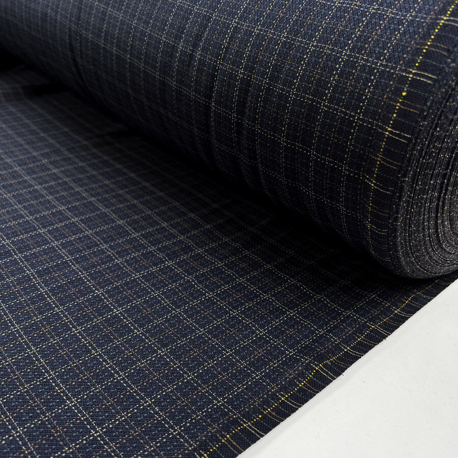 Borders check wool