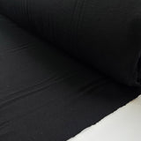 Soft rib cotton jersey black