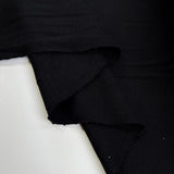 Soft rib cotton jersey black