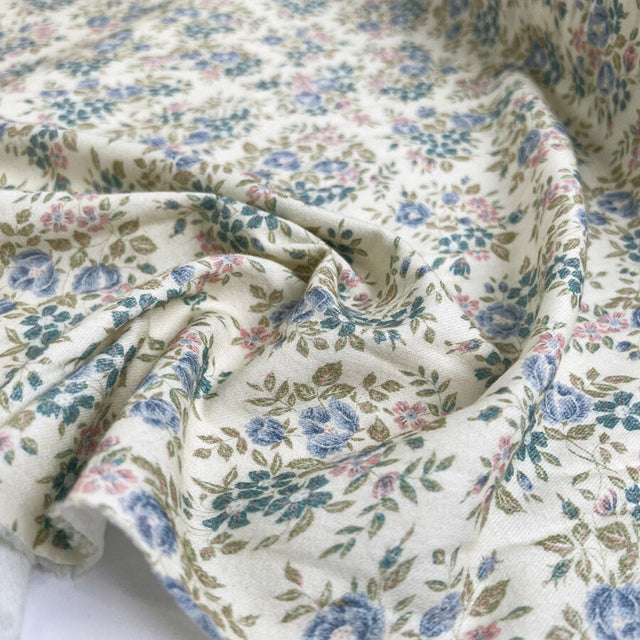 Brushed cotton celeste blue
