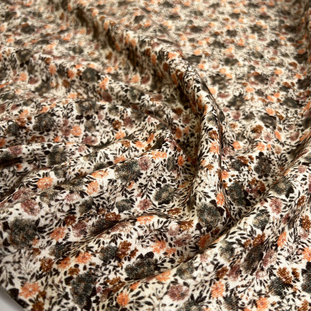 Brushed cotton lola peach