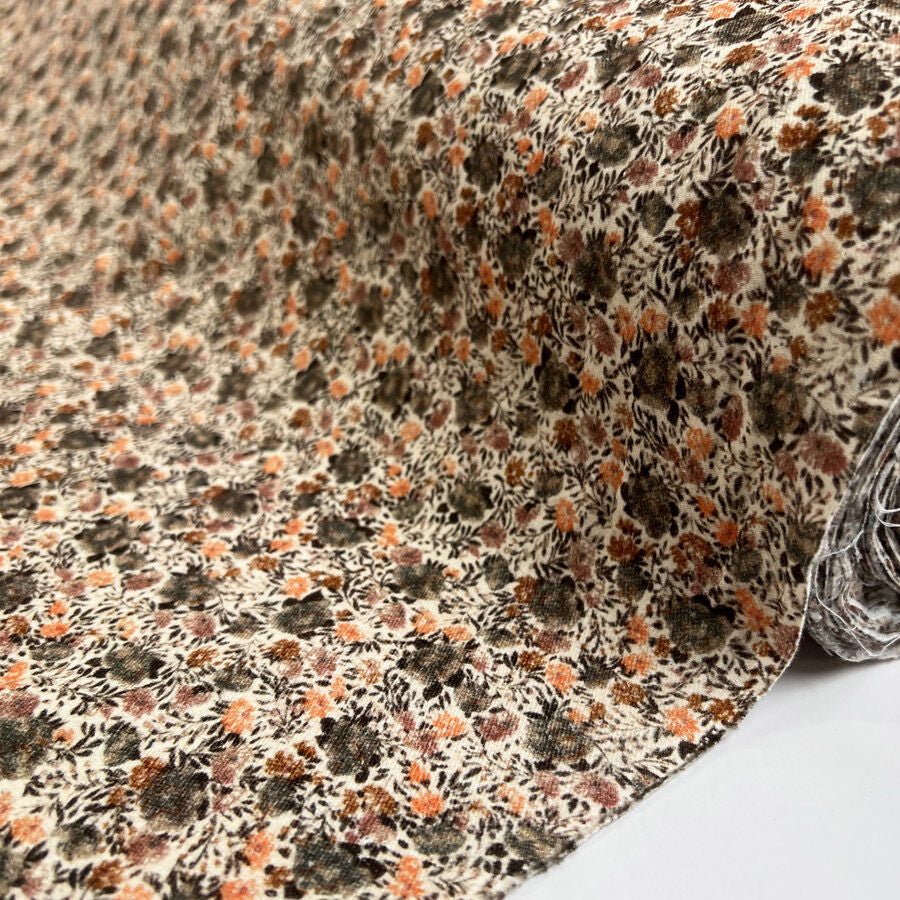 Brushed cotton lola peach