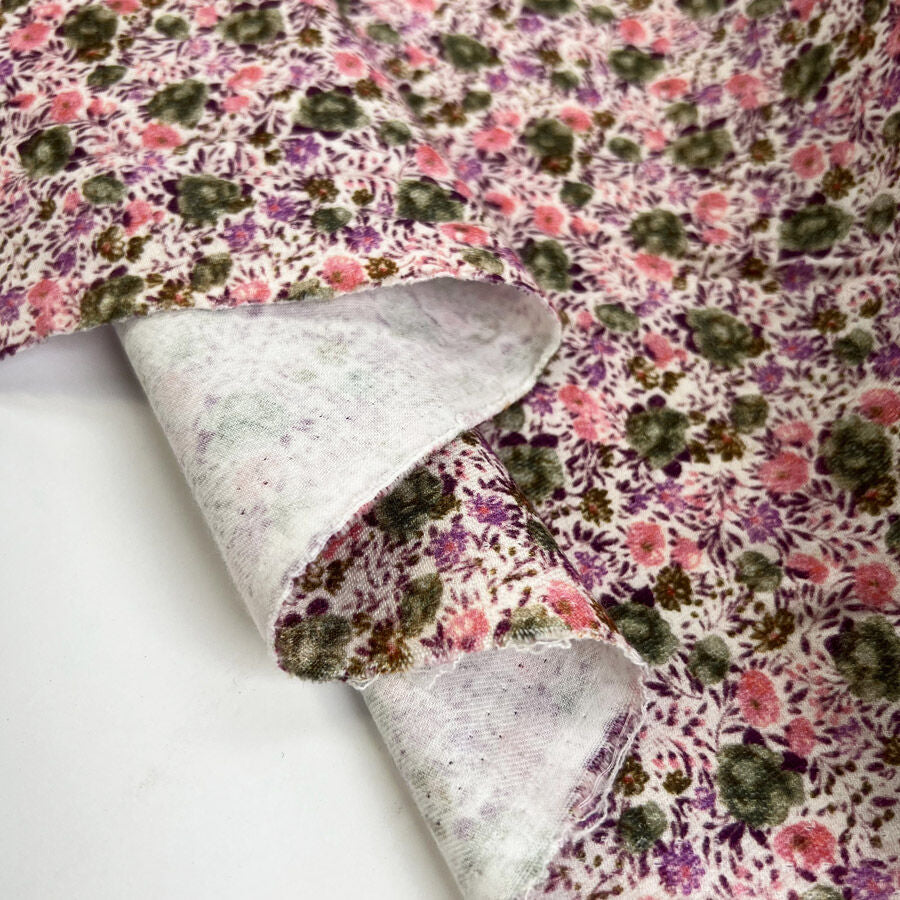 Brushed cotton lola pink