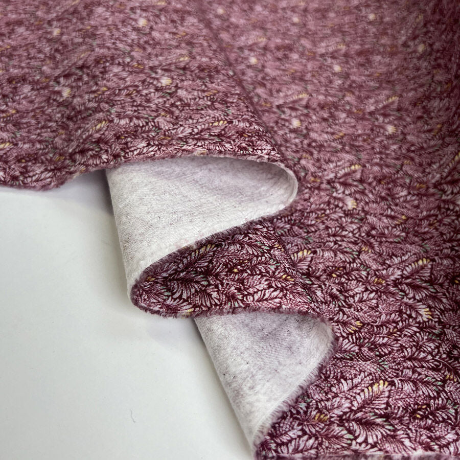 Brushed cotton sindia maroon