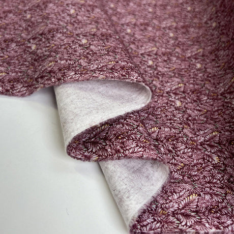 Brushed cotton sindia maroon