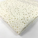 Christmas prints little stars ivory
