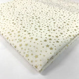 Christmas prints little stars ivory