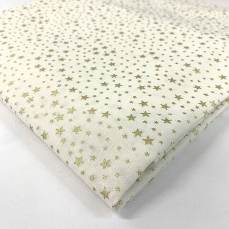 Christmas prints little stars ivory