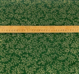 Christmas cotton holly green