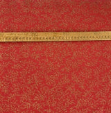 Christmas cotton holly red 1