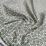 Christmas cotton holly natural pettit