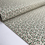 Christmas cotton holly natural pettit