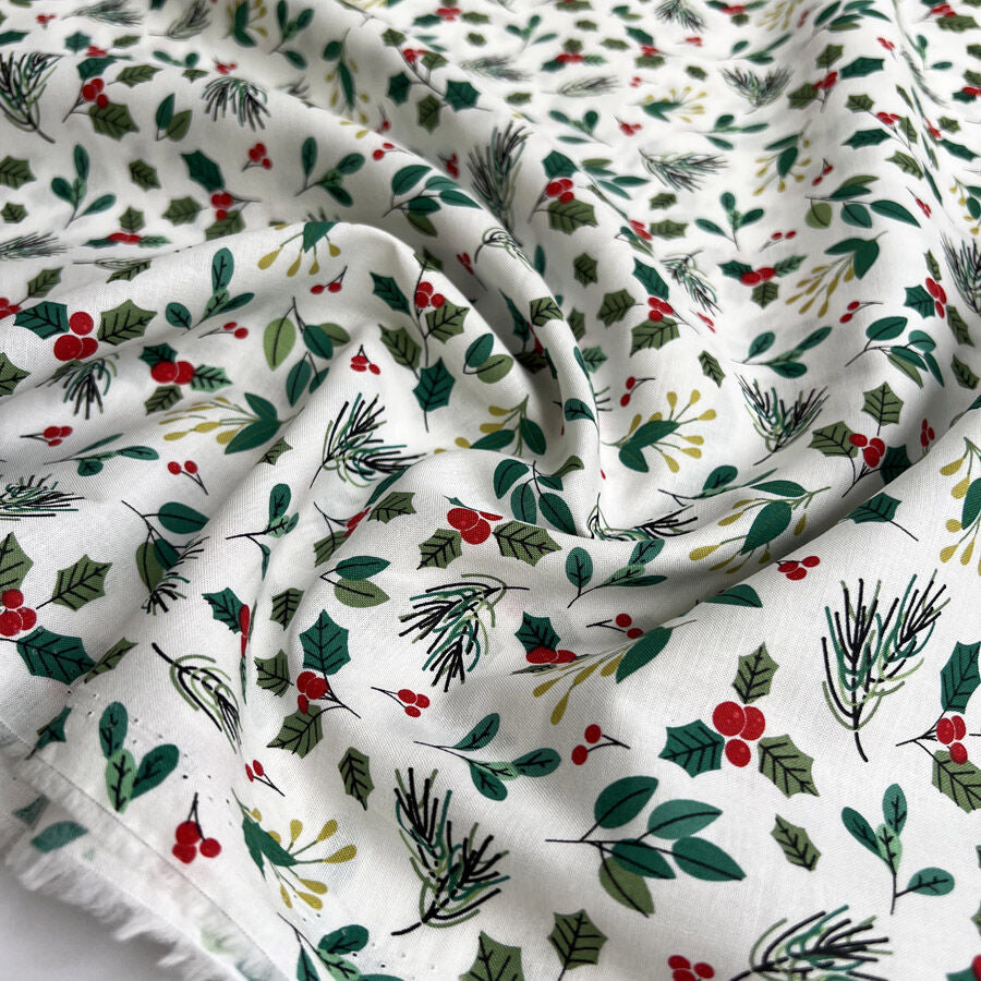 Christmas prints festive foliage
