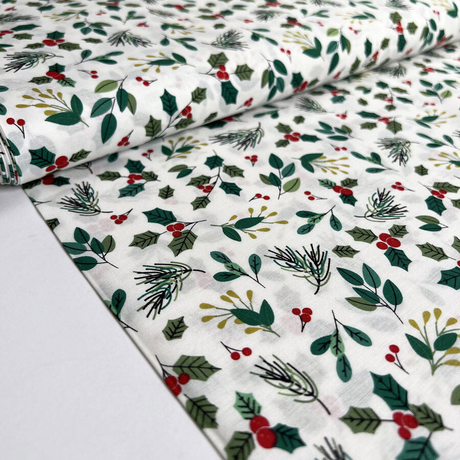 Christmas prints festive foliage