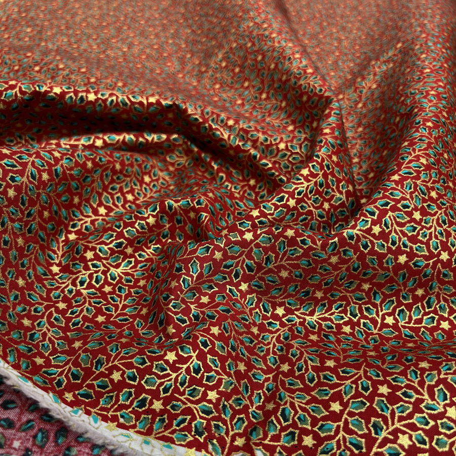 Christmas cotton hollygrove red