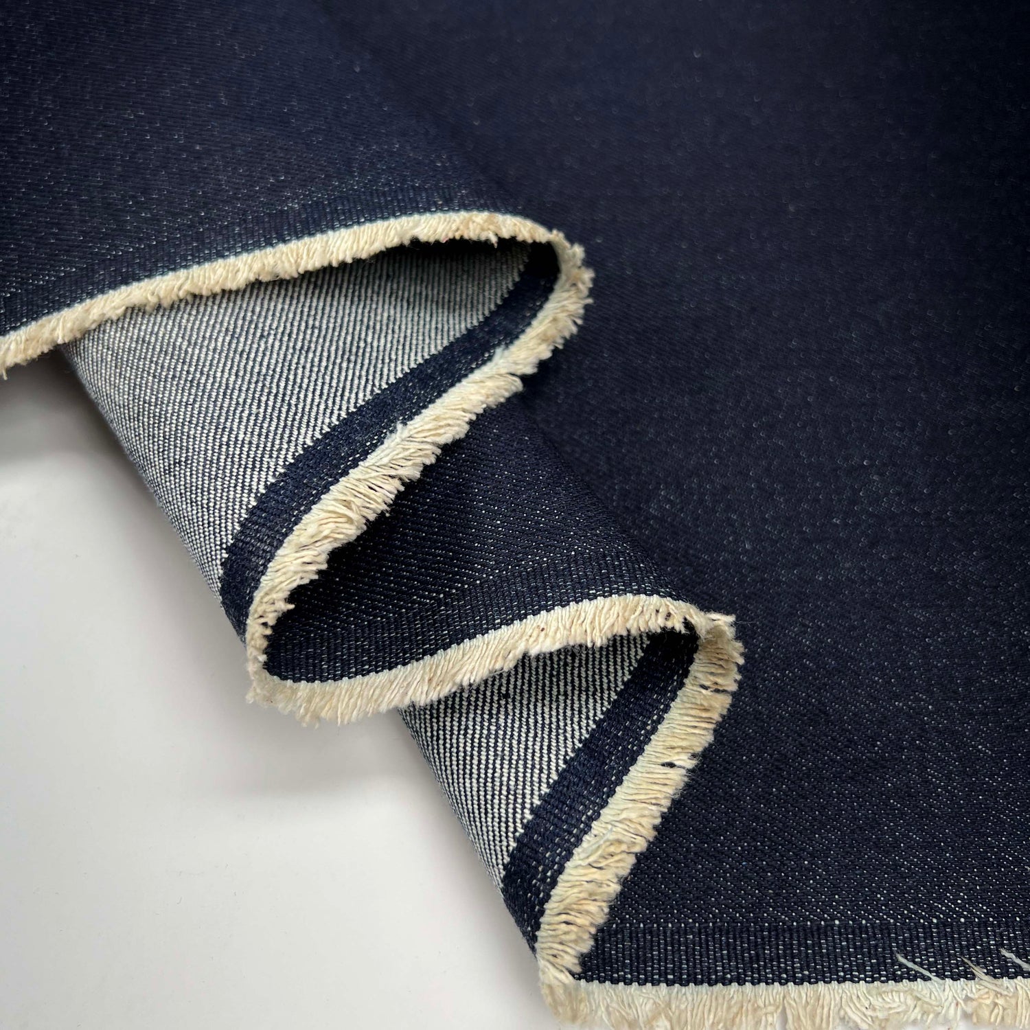 14oz_Denim_Indigo_Cotton_Blue_Heavy_Woven_Trouser_Fabric_Fold