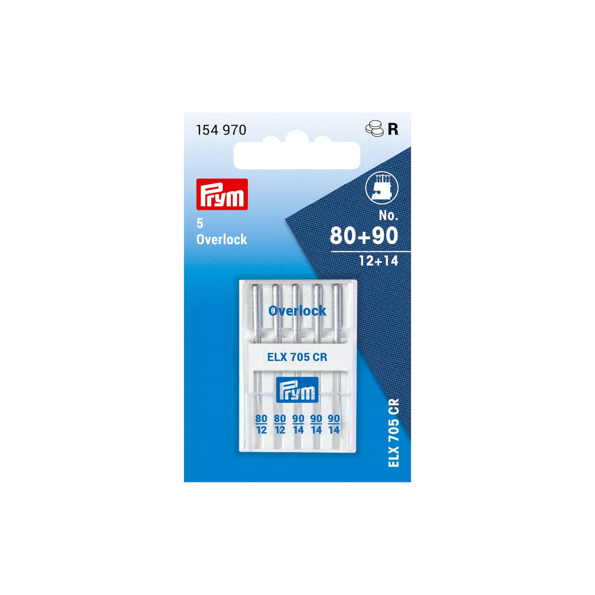 154970 Prym Overlock Sewing Machine Needles