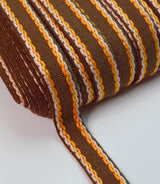 15mm Stitched Edge Braid Cotton Tape Brown Orange White Crafting Haberdashery Cud 3Ade5753 Bc6F 46B1 A039 6B5B9990D8E4