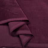 16 Wale Washed Corduroy Wine Mauve Needlecord Cotton Woven Trouser Fabric Fold
