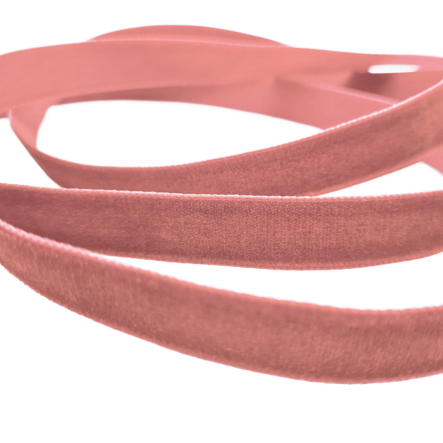 16mm Berisfords Nylon Velvet Ribbon 9645 Alt Rose