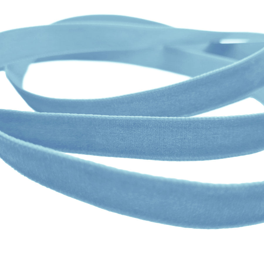 16mm Berisfords Nylon Velvet Ribbon 9713 Saxe
