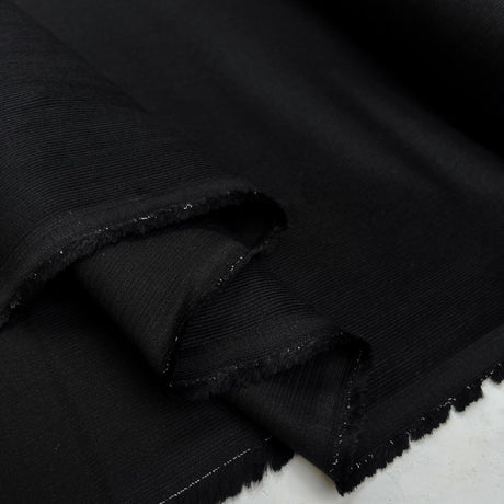 21 wale needlecord black cotton corduroy woven shirting fabric fold
