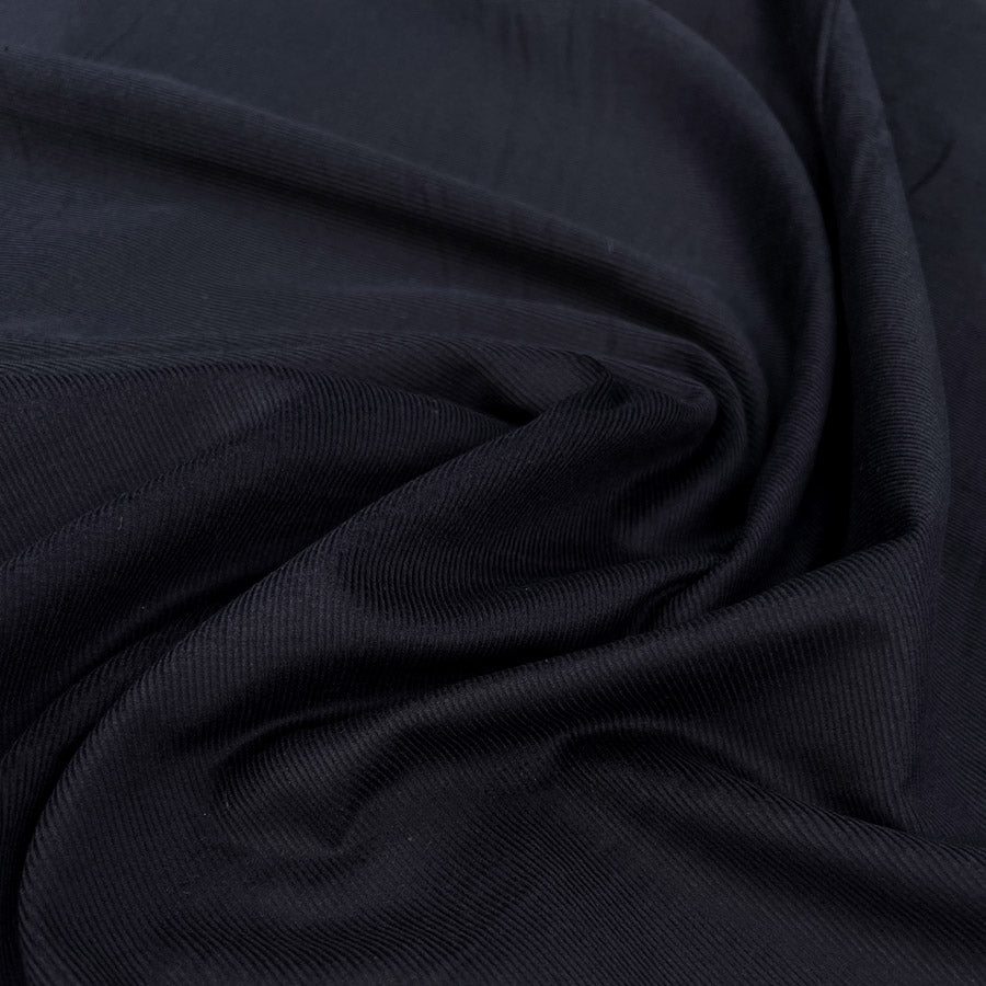21 wale needlecord navy blue cotton corduroy woven shirting fabric cu