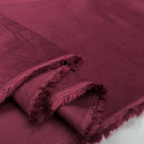 21 wale needlecord wine damson cotton corduroy woven shirting fabric fold