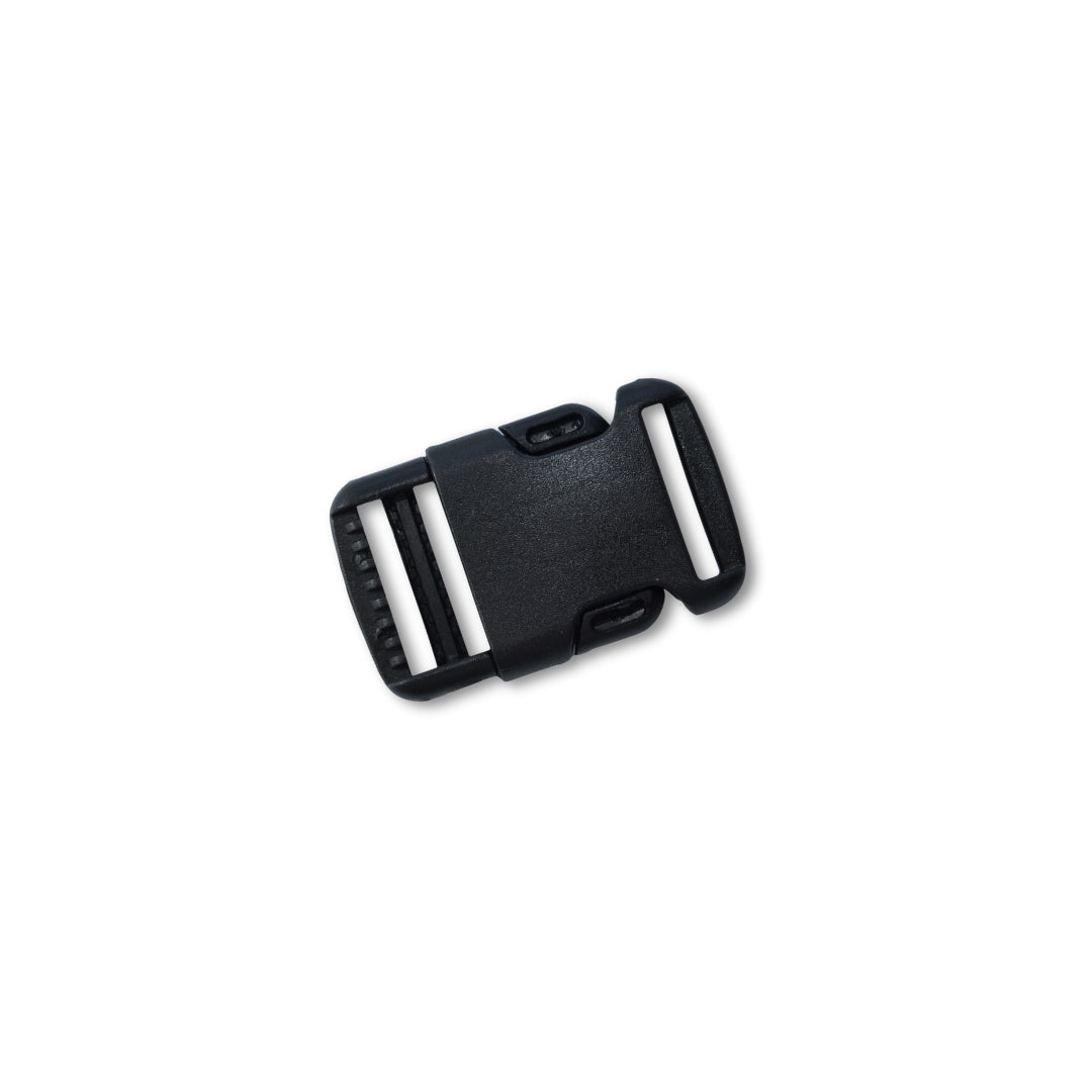 25mm Wide Black Plastic Side Release Buckle For Straps