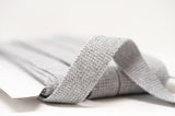 25mm Wide Cotton Acrylic Webbing Light Grey