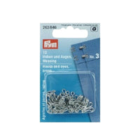 Prym - Spring Hooks And Eyes - Silver (No. 3)