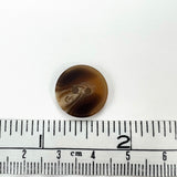 2 Hole Wood Effect Round Plastic Buttons 10mm Pk20 Size
