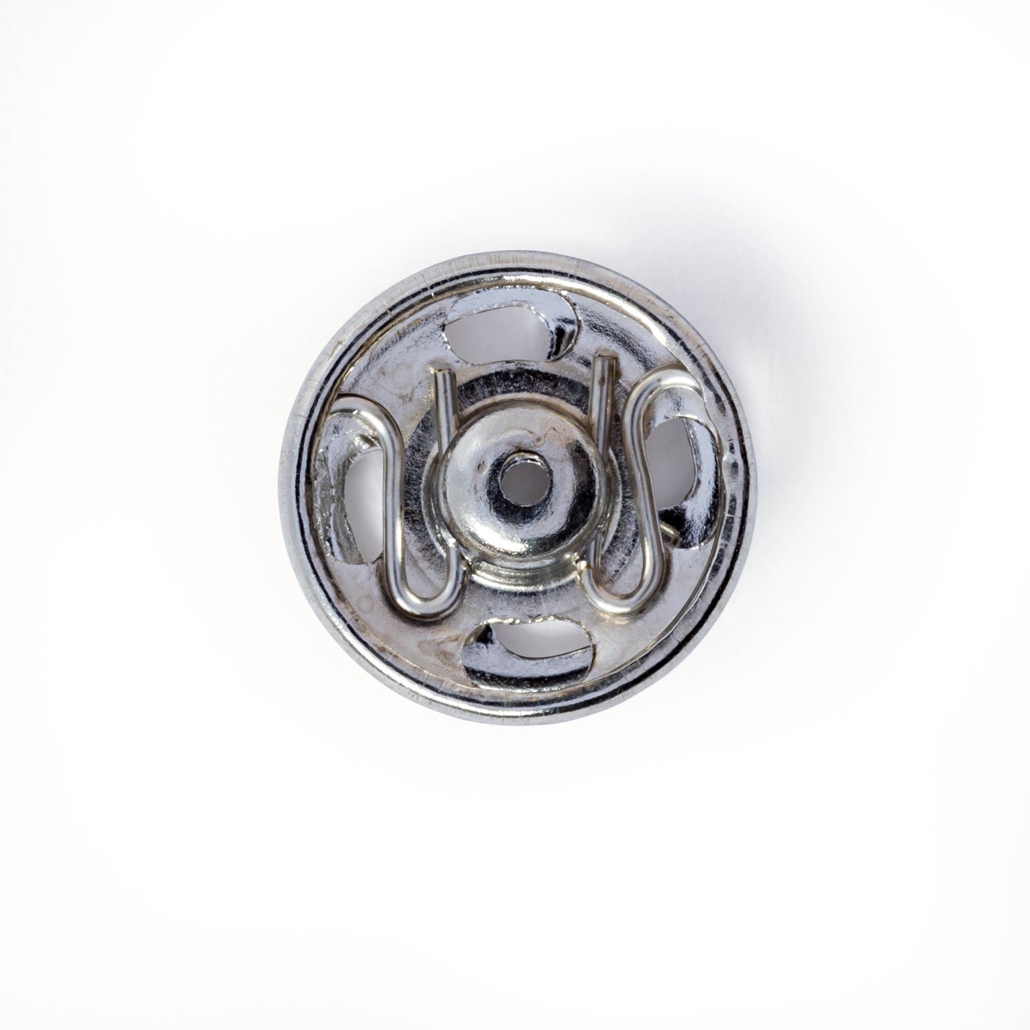 341246 Prym 11mm Sew On Snap Fasteners Silver