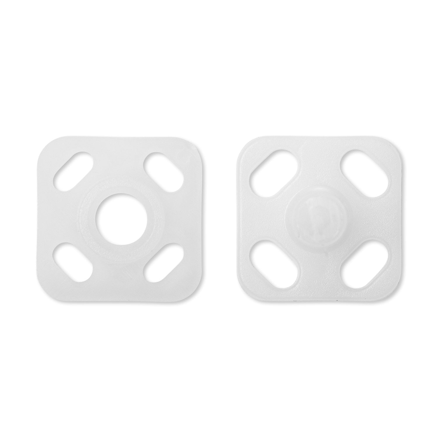 347125 Prym 9mm Sew On Snap Fasteners White 2