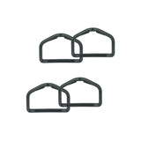 38mm Plastic D Rings For Bag Making Black