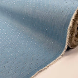 4oz_Denim_Sparkle_Stud_Cotton_Blue_Silver_Oeko_Tex_Woven_Jean_Fabric_Roll