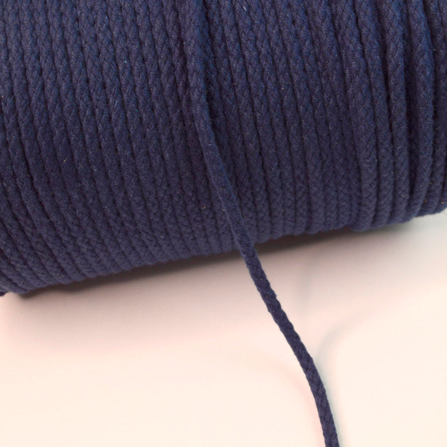 6mm Round Braided Cotton Cord Navyl Craft Cu