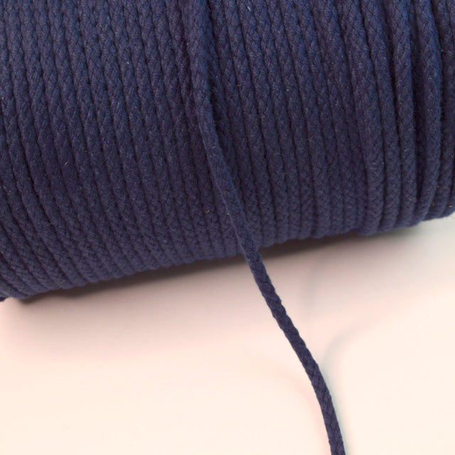 6mm Round Braided Cotton Cord Navyl Craft Cu