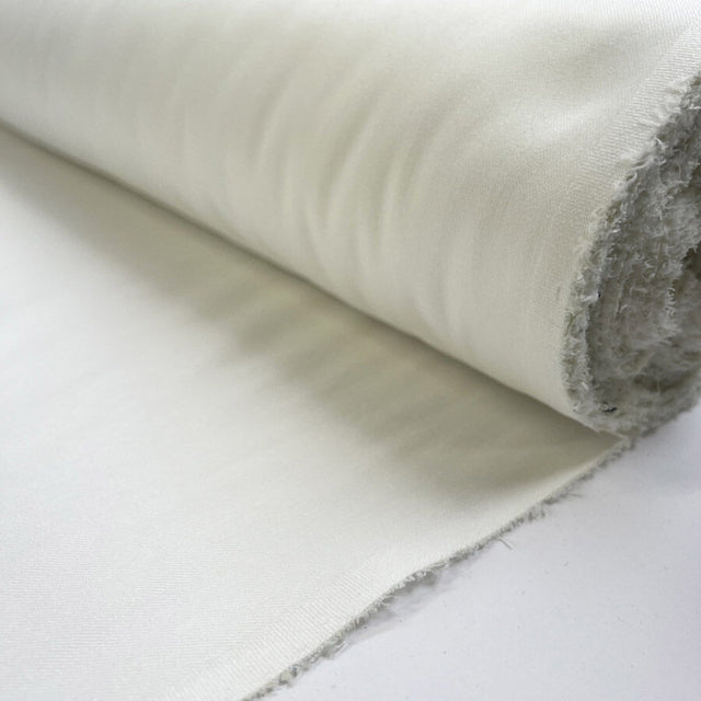7 75oz Stretch Denim White Cotton Elastane Stretch Woven Trouser Fabric Roll