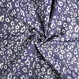 8oz Denim Leopard
