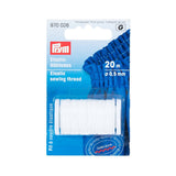 970026 Prym 0 5mm Elastic Sewing Thread White
