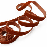 9mm Berisford Nylon Velvet Ribbon 9415 Acajou