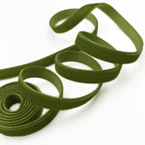 9mm Berisford Nylon Velvet Ribbon 9549 Moss