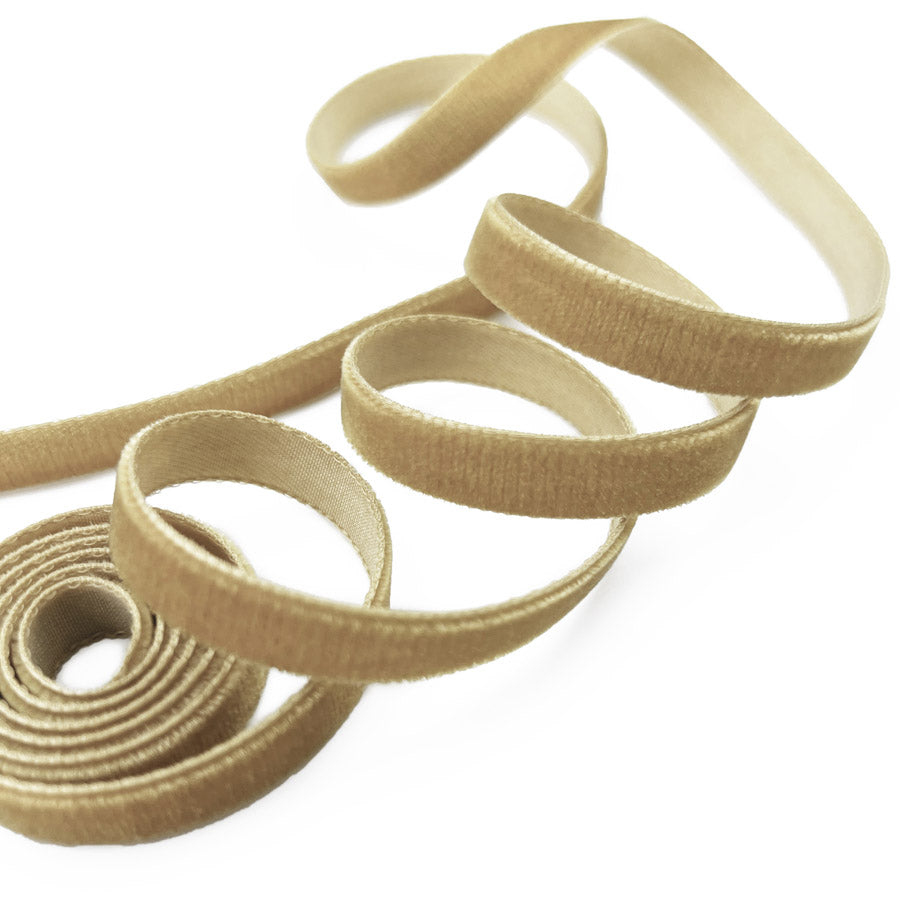 9mm Berisford Nylon Velvet Ribbon 9597 Earth