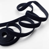 9mm Berisford Nylon Velvet Ribbon 9638 Nachtblau