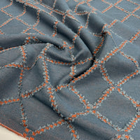 Remnant - 9oz Reworked Denim - Tangerine (1.25m)