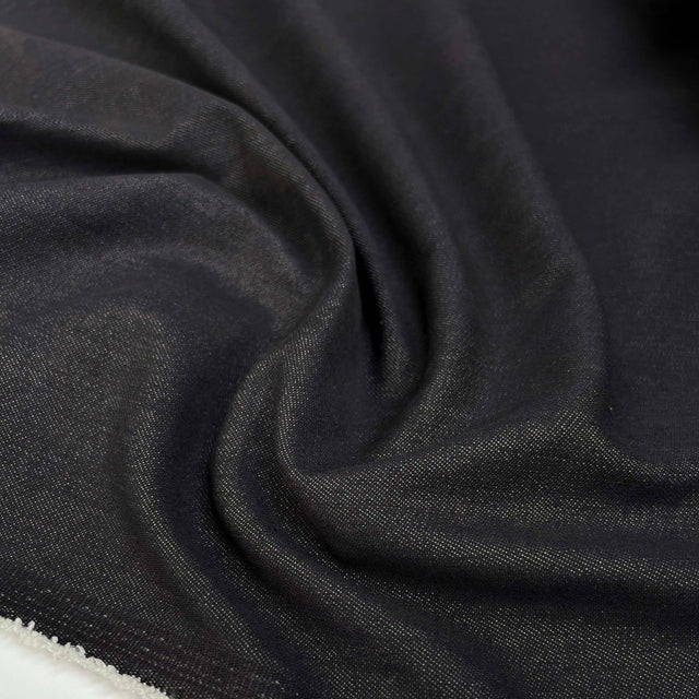 9oz Washed Denim Grey Cotton Plain Woven Regular Washed Trouser Fabric CU