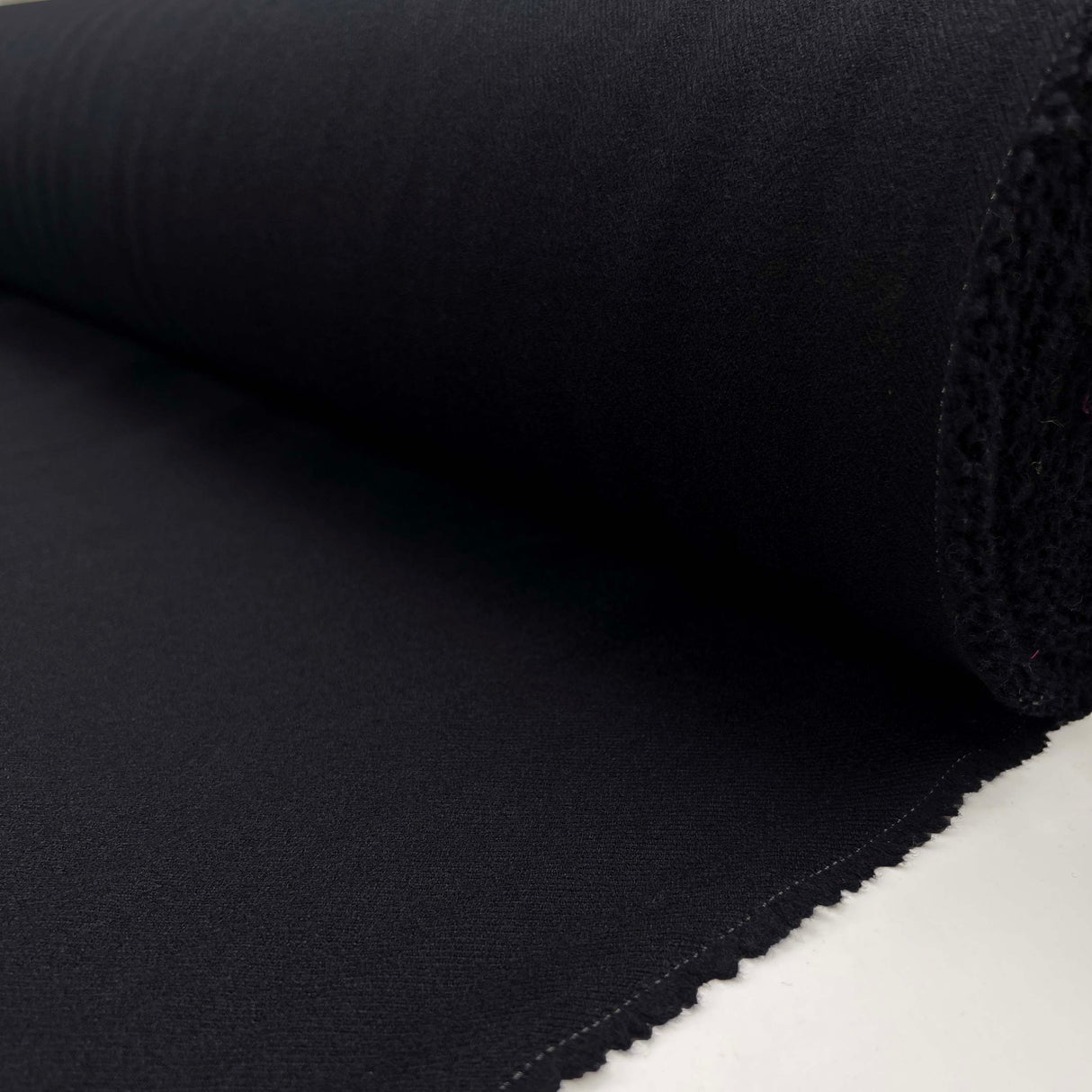 Navy 100% Wool Heavy Twill Coating Fabric Admiration Roll