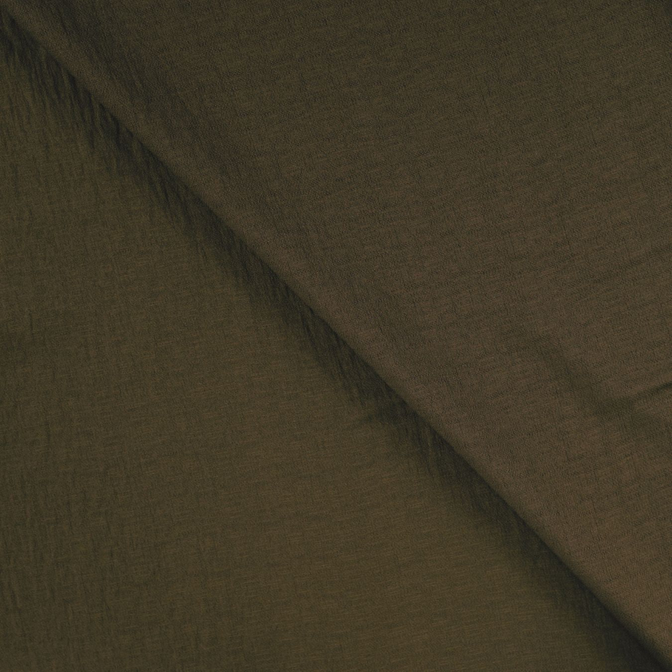 Airflow Viscose Dark Brown Plain Viscose Polyamide 140gsm Dress Fabric Fold